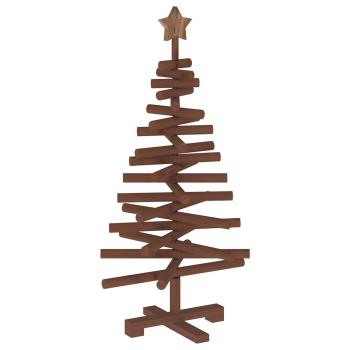 Holz Weihnachtsbaum KOTKA 90 cm Massives Kiefernholz