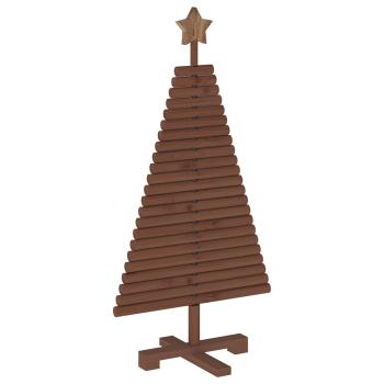 Holz Weihnachtsbaum KOTKA 90 cm Massives Kiefernholz