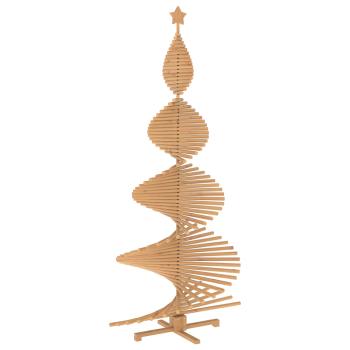 Holz Weihnachtsbaum KOTKA 240 cm Massives Kiefernholz