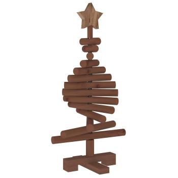Holz Weihnachtsbaum KOTKA 60 cm Massives Kiefernholz