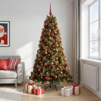 Künstlicher Weihnachtsbaum mit Weihnachtskugel 240 cm 300 LEDs
