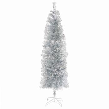 Künstlicher schmaler Weihnachtsbaum mit Weihnachtskugel 180 cm