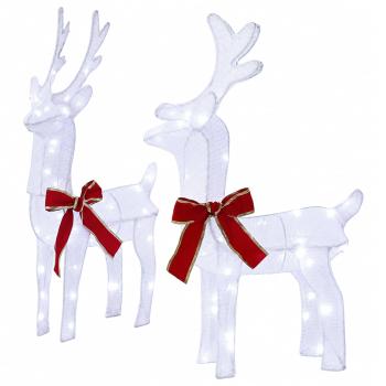 Weihnachtsrentier 6 stk. 240 LEDs Kaltweiß