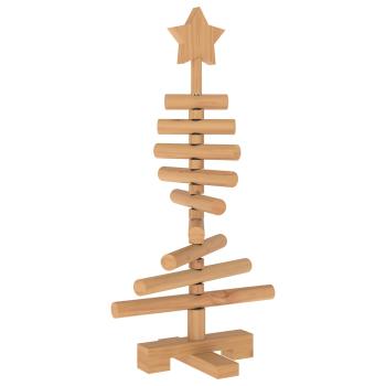 Holz Weihnachtsbaum KOTKA 60 cm Massives Kiefernholz