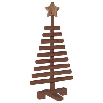 Holz Weihnachtsbaum KOTKA 60 cm Massives Kiefernholz