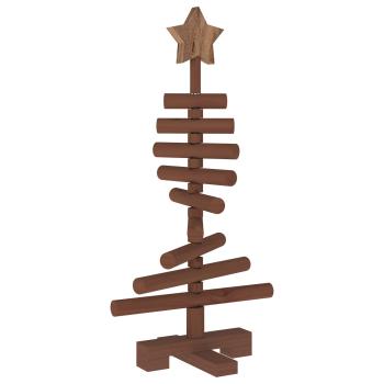 Holz Weihnachtsbaum KOTKA 60 cm Massives Kiefernholz