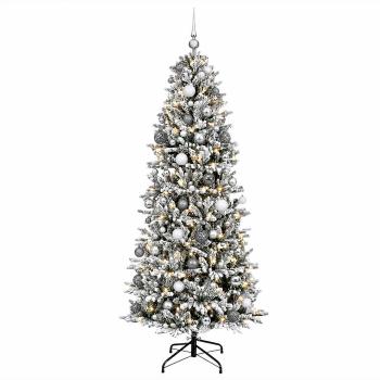 Künstlicher Weihnachtsbaum mit Weihnachtskugel 180 cm 300 LEDs