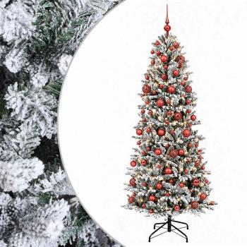 Künstlicher Weihnachtsbaum mit Weihnachtskugel 240 cm 300 LEDs