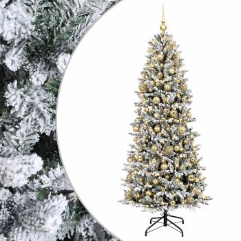 Künstlicher Weihnachtsbaum mit Weihnachtskugel 240 cm 300 LEDs