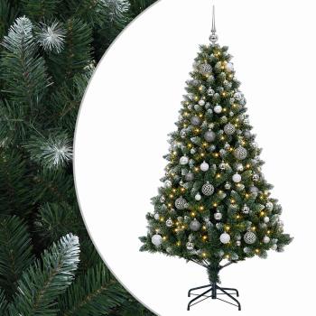 Künstlicher Weihnachtsbaum mit Kugel 240 cm 300 LEDs