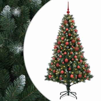 Künstlicher Weihnachtsbaum mit Kugel 240 cm 300 LEDs