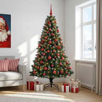 Künstlicher Weihnachtsbaum mit Kugel 240 cm 300 LEDs