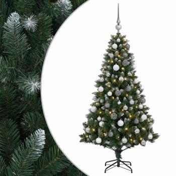 Künstlicher Weihnachtsbaum mit Kugel 150 cm 150 LEDs