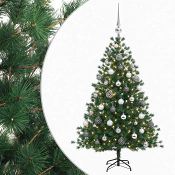 Künstlicher Weihnachtsbaum mit Weihnachtskugel 150 cm 150 LEDs