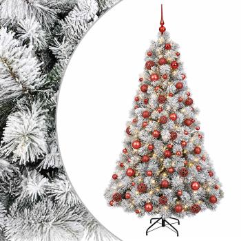 Künstlicher Weihnachtsbaum mit Weihnachtskugel 240 cm 300 LEDs