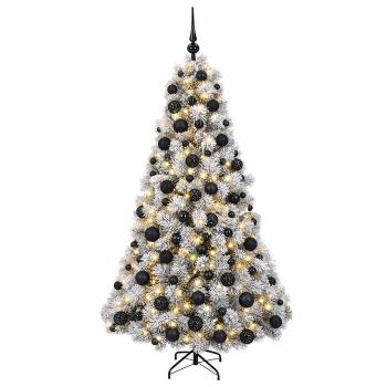 Künstlicher Weihnachtsbaum mit Weihnachtskugel 210 cm 300 LEDs