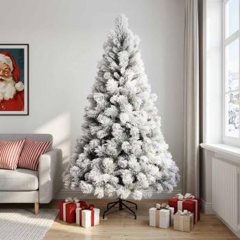 ARDEBO.de - Künstlicher klappbarer Weihnachtsbaum 210 cm PVC und Metall
