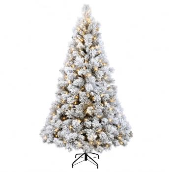 Künstlicher klappbarer Weihnachtsbaum 210 cm 300 LEDs