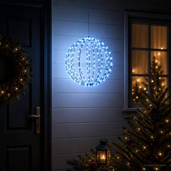 Weihnachts-Finial-Licht 120 LEDs Blau Durchmesser 40 x 42 cm