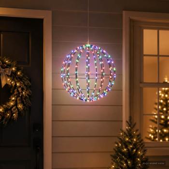 ARDEBO.de - Weihnachts-Finial-Licht 120 LEDs Mehrfarbig