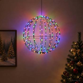 Weihnachts-Finial-Licht 120 LEDs Mehrfarbig