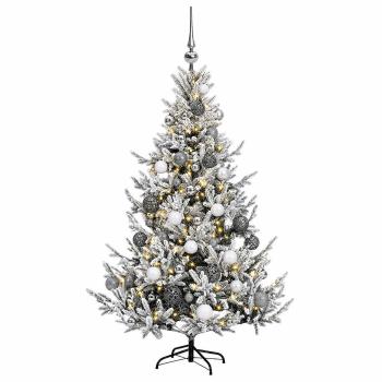Künstlicher Weihnachtsbaum mit Weihnachtskugel 120 cm 150 LEDs