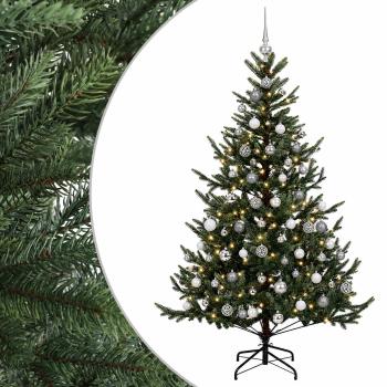 Künstlicher Weihnachtsbaum mit Weihnachtskugel 180 cm 300 LEDs