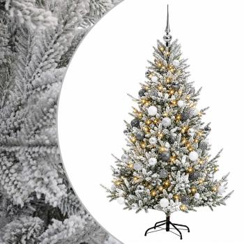 Künstlicher Weihnachtsbaum mit Weihnachtskugel 210 cm 300 LEDs