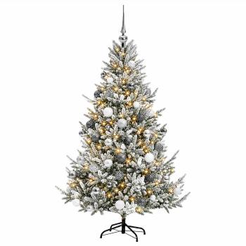 Künstlicher Weihnachtsbaum mit Weihnachtskugel 210 cm 300 LEDs