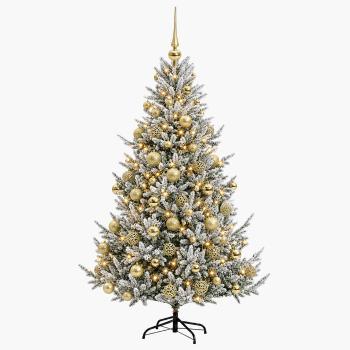 Künstlicher Weihnachtsbaum mit Weihnachtskugel 240 cm 300 LEDs