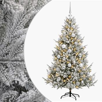 Künstlicher Weihnachtsbaum mit Weihnachtskugel 210 cm 300 LEDs