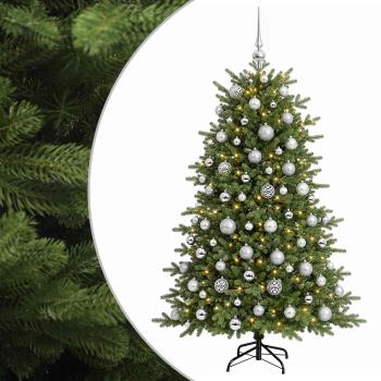 Künstlicher Weihnachtsbaum mit Weihnachtskugel 240 cm 300 LEDs