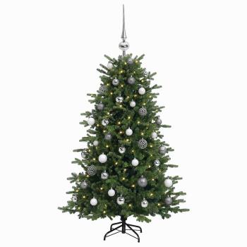 Künstlicher Weihnachtsbaum mit Weihnachtskugel 150 cm 150 LEDs