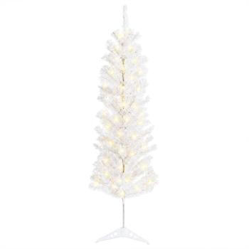 Künstlicher schlanker Weihnachtsbaum 120 cm 150 LEDs