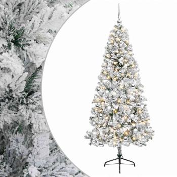 Künstlicher Weihnachtsbaum mit Weihnachtskugeln 210 cm 300 LEDs