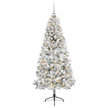 Künstlicher Weihnachtsbaum mit Weihnachtskugeln 210 cm 300 LEDs
