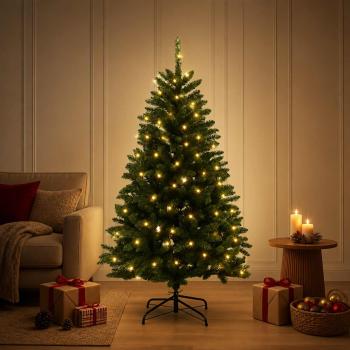 Künstlicher klappbarer Weihnachtsbaum 120 cm 150 LEDs