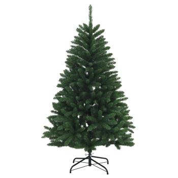 Künstlicher Weihnachtsbaum Mittelgrün mit Kugeln 150 cm