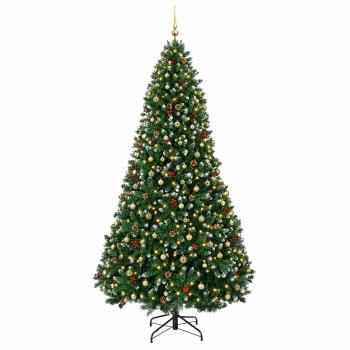 Künstlicher Weihnachtsbaum Grün mit Weihnachtskugel 300 cm