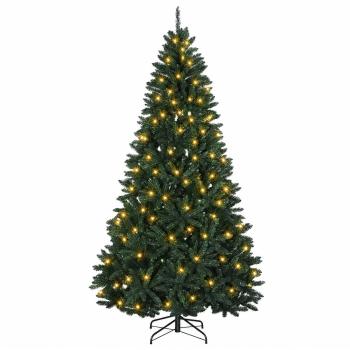 Künstlicher klappbarer Weihnachtsbaum 210 cm 400 LEDs