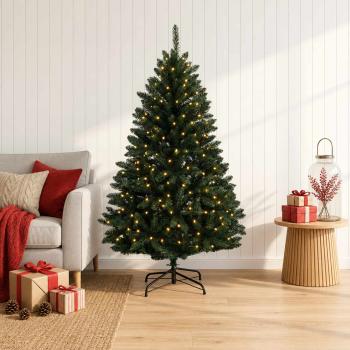 Künstlicher klappbarer Weihnachtsbaum 120 cm 150 LEDs