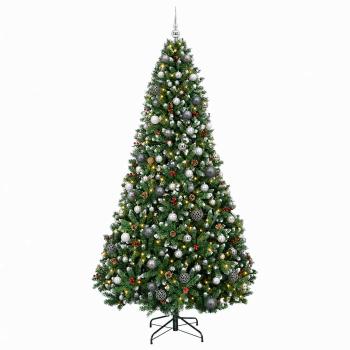 Künstlicher Weihnachtsbaum mit Kugel 180 cm 300 LEDs