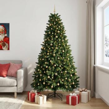 Künstlicher Weihnachtsbaum Mittelgrün mit Kugeln 270 cm