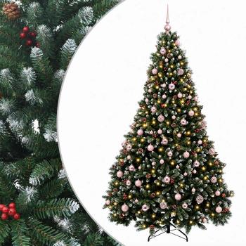 Künstlicher Weihnachtsbaum Grün mit Weihnachtskugeln 180 cm