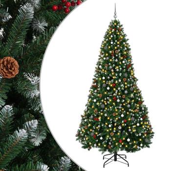 Künstlicher Weihnachtsbaum mit Kugel 270 cm 300 LEDs