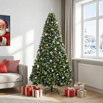 Künstlicher Weihnachtsbaum mit Kugel 270 cm 300 LEDs