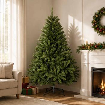 ARDEBO.de - Künstlicher klappbarer Weihnachtsbaum 180 cm PVC Hellgrün