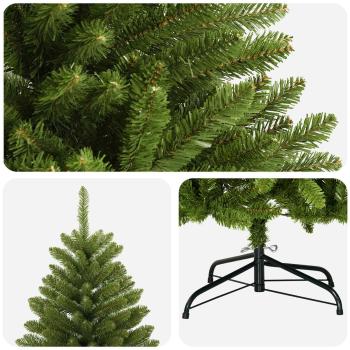 Künstlicher klappbarer Weihnachtsbaum 180 cm PVC Hellgrün