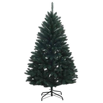 Künstlicher Weihnachtsbaum Dunkelgrün mit Kugeln 120 cm