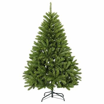 Künstlicher Weihnachtsbaum hellgrün mit Kugeln 120 cm 150 LEDs